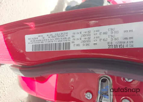 2018 Dodge Journey Se z USA, uszkodzony, nr VIN 3C4PDCAB5JT497863